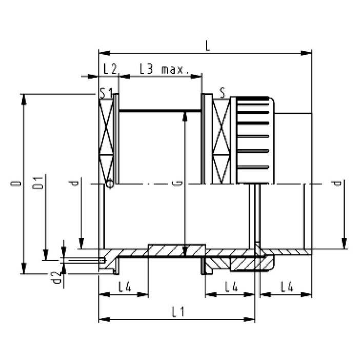 Georg Fischer PVC-U Tank adaptor type 050