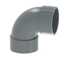 Georg Fischer PVC-U Bocht 90° kort