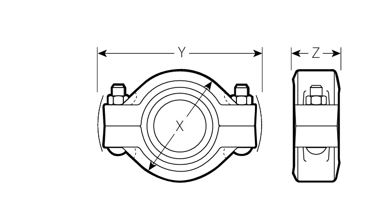 A2 Victaulic Victaulic Koppeling Reduceer verzinkt ST 750