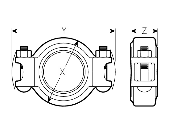 A2 Victaulic Victaulic Coupling Reducing galvanized ST 750