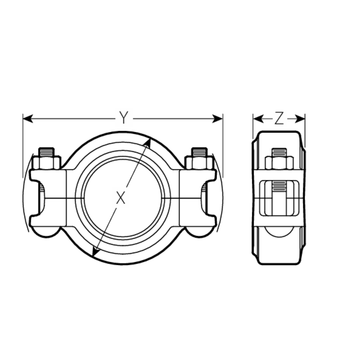 A2 Victaulic Victaulic Reducing Coupling Style 750