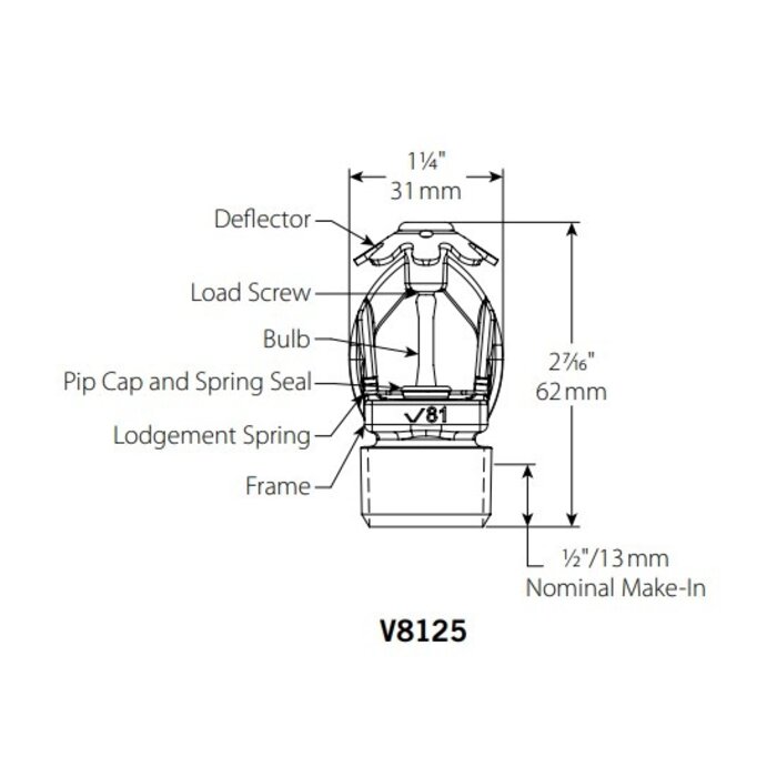 Victaulic Victaulic FireLock™ Series FL-QR/CNV Conventional Sprinklers