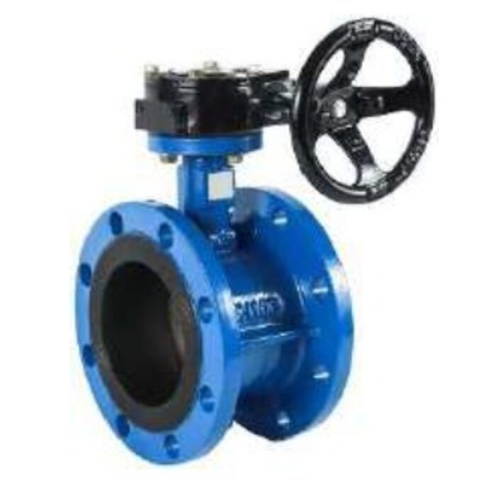 BUTTERFLY VALVE FLANGED TYPE PN-10 / PN-16 VULCANIZED SEAT