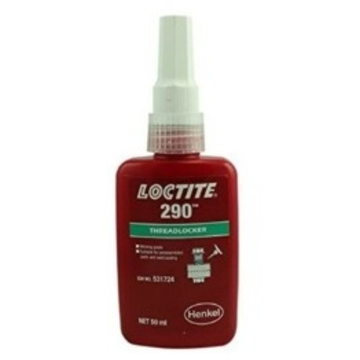 Georg Fischer Loctite® 290 Medium/High Strength Threadlocker, High Penetration, 50ml/250ml