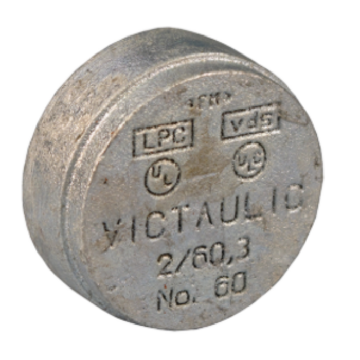 A2 Victaulic Victaulic cap Style 60 galvanised
