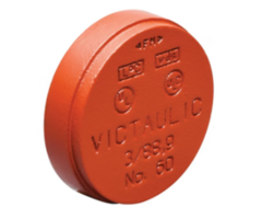 A2 Victaulic Victaulic cap Style 60 Orange Ductile