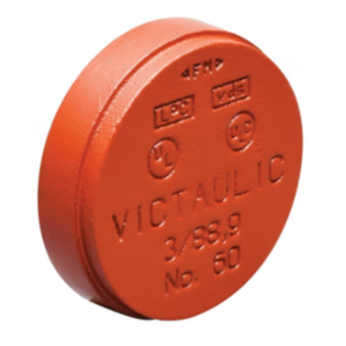 A2 Victaulic Victaulic eindkap type 60 Nod. gietijzer