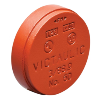 A2 Victaulic Victaulic cap Style 60 Orange Ductile