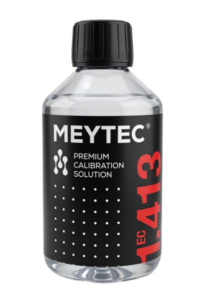 1413 µS/cm patrón de conductividad · 250 ml · 25 °C