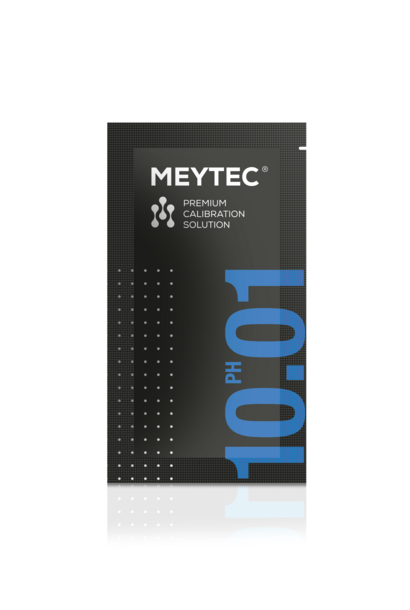 Meytec pH 10.01 kalibratievloeistof zakje 20 ml met CoA