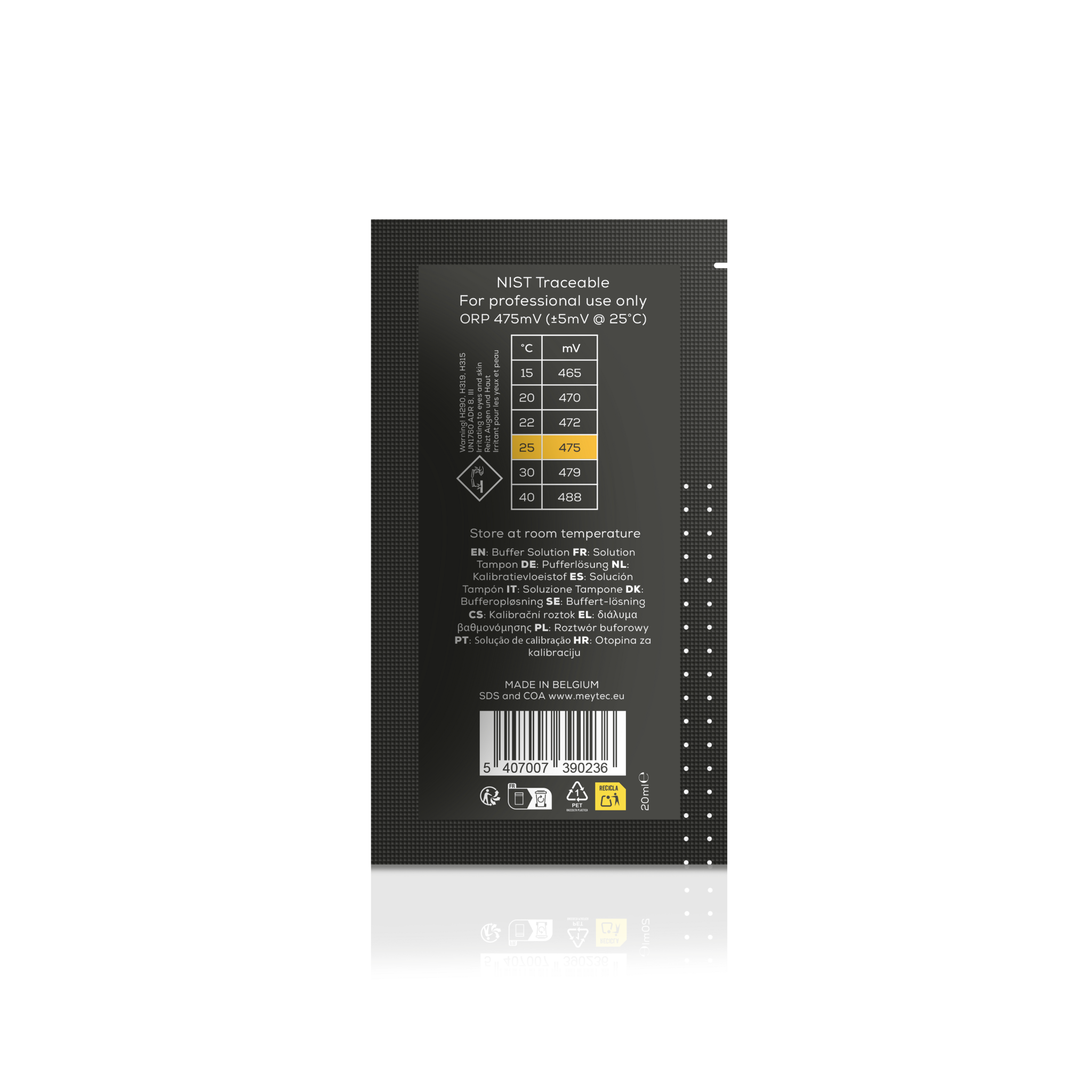Soluzione tampone ORP 475 mV 20 ml-2