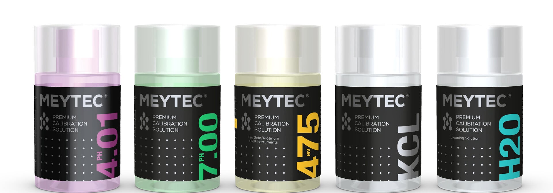 Kalibratievloeistof kit (4/7/475 mV/KCl/H2O) compleet pakket
