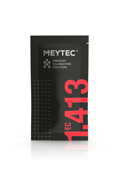 Meytec Leitfähigkeitsstandard 1413 µS/cm, Beutel 20 ml mit CoA