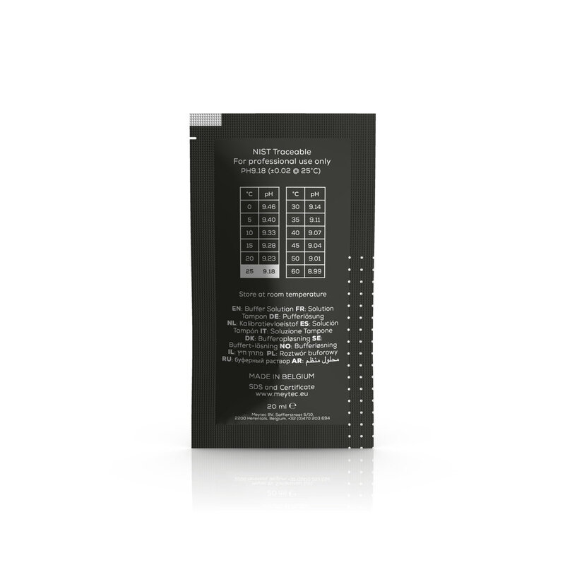 Solución tampón pH 9.18 – bolsita 20 ml (25x20ml)-2