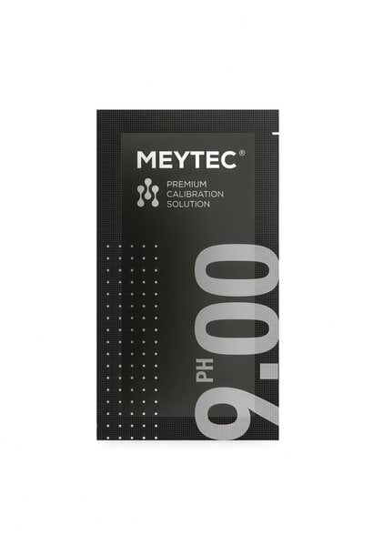 Meytec kalibreringsvätska pH 9.00, påse 20 ml med CoA