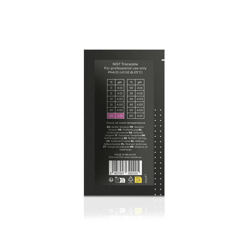 Solución tampón pH 4 – bolsita 20 ml (25x20ml)-2