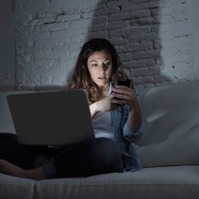 Beeldschermen invloed nachtrust