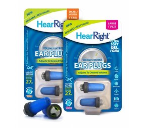 SleepRight HearRight Volume Control oordoppen SleepRight HearRight Volume Control oordoppen