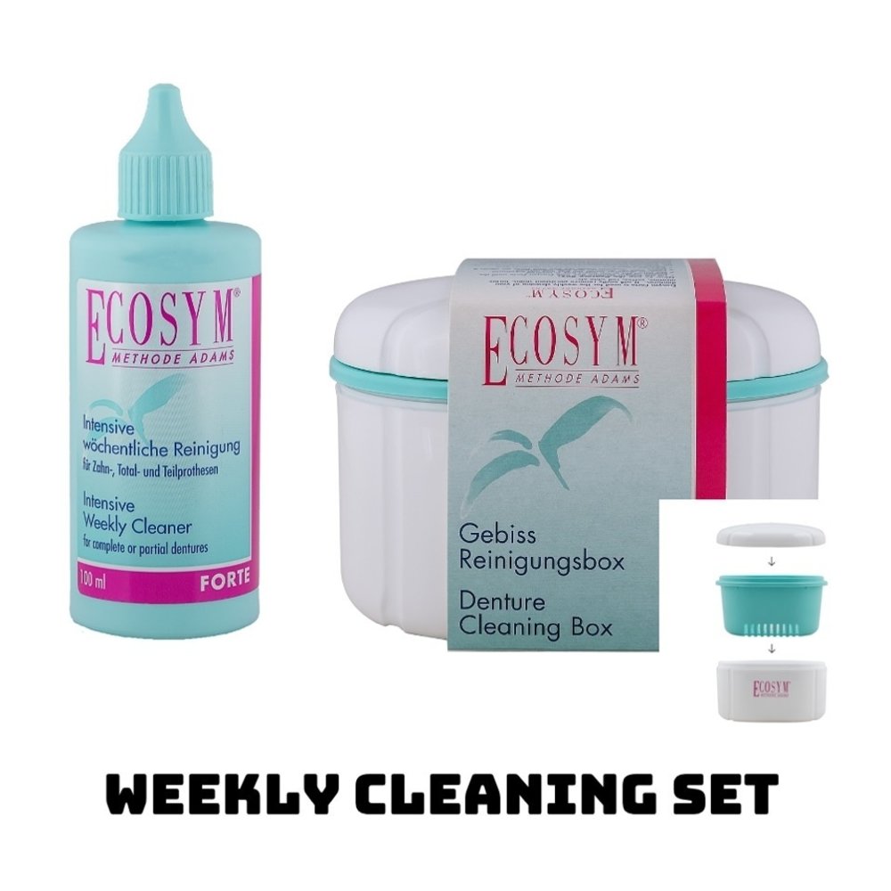 Ecosym Reinigingsset – Complete verzorging van jouw bitje of prothese Ecosym Reinigingsset – Complete verzorging van jouw bitje of prothese
