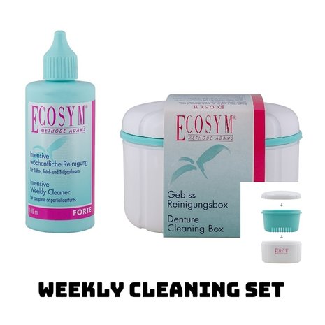 Ecosym Reinigingsset – Complete verzorging van jouw bitje of prothese Ecosym Reinigingsset – Complete verzorging van jouw bitje of prothese