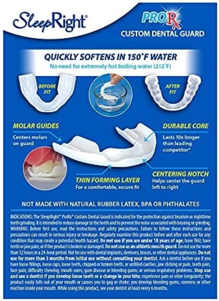 SleepRight ProRx knarsbitje op maat SleepRight ProRx knarsbitje op maat