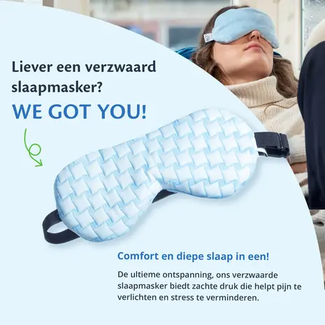 Ella Health Slaapmasker | Verkoelend of Verzwarend Ella Health Slaapmasker | Verkoelend of Verzwarend