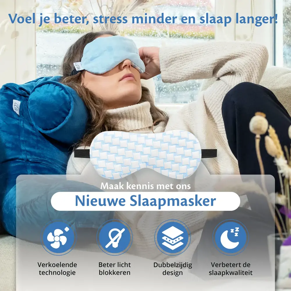 Ella Health Slaapmasker | Verkoelend of Verzwarend Ella Health Slaapmasker | Verkoelend of Verzwarend