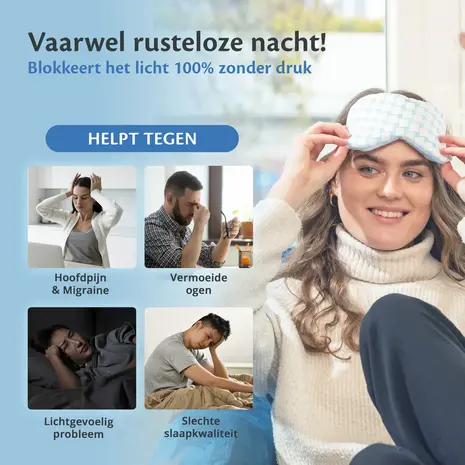 Ella Health Slaapmasker | Verkoelend of Verzwarend Ella Health Slaapmasker | Verkoelend of Verzwarend