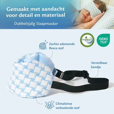 Ella Health Slaapmasker | Verkoelend of Verzwarend Ella Health Slaapmasker | Verkoelend of Verzwarend