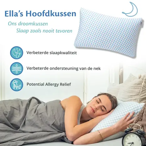 Ella Health Instelbaar Memory Foam Hoofdkussen Ella Health Instelbaar Memory Foam Hoofdkussen