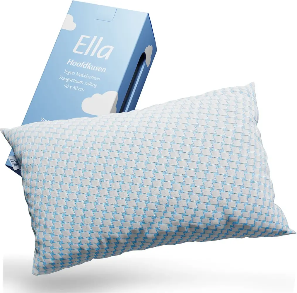 Ella Health Instelbaar Memory Foam Hoofdkussen Ella Health Instelbaar Memory Foam Hoofdkussen