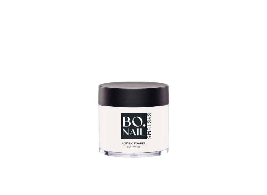 BO.NAIL Acrylic Powder Soft White (25 gr)