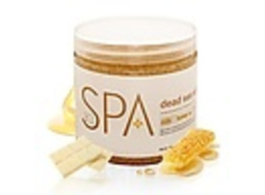 Dead Sea Salt Soak Milk + Honey with White Chocolate  454g