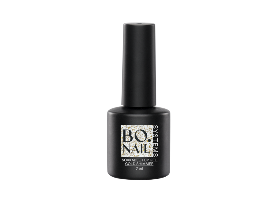 BO Soakable Top Gel - Gold Shimmer 7ml