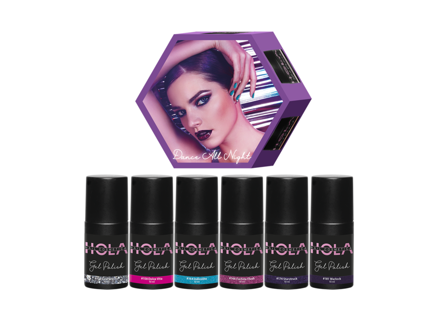 Dance All Night Gelpolish Collection (6x10ml)