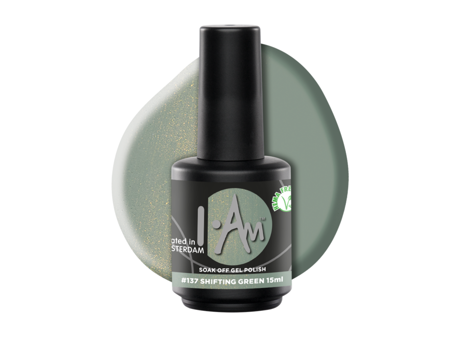 Soak Off Gel Polish #137 Shifting Green (15ml)