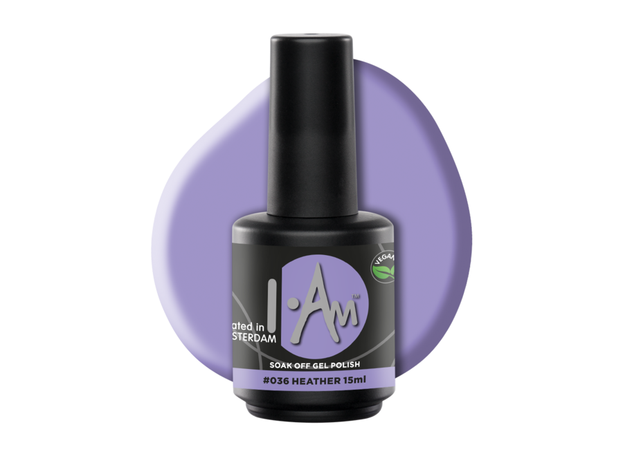 I.Am Soak Off Gel Polish #036 Heather (15ml)