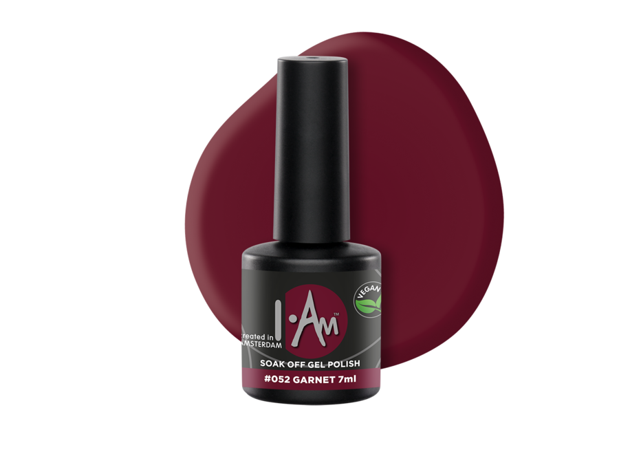 I.Am Soak Off Gel Polish #052 Garnet (7ml)