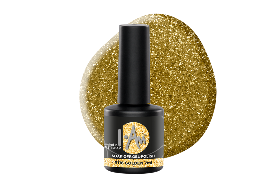 I.Am Soak Off Gel Polish #116 Golden (7ml)