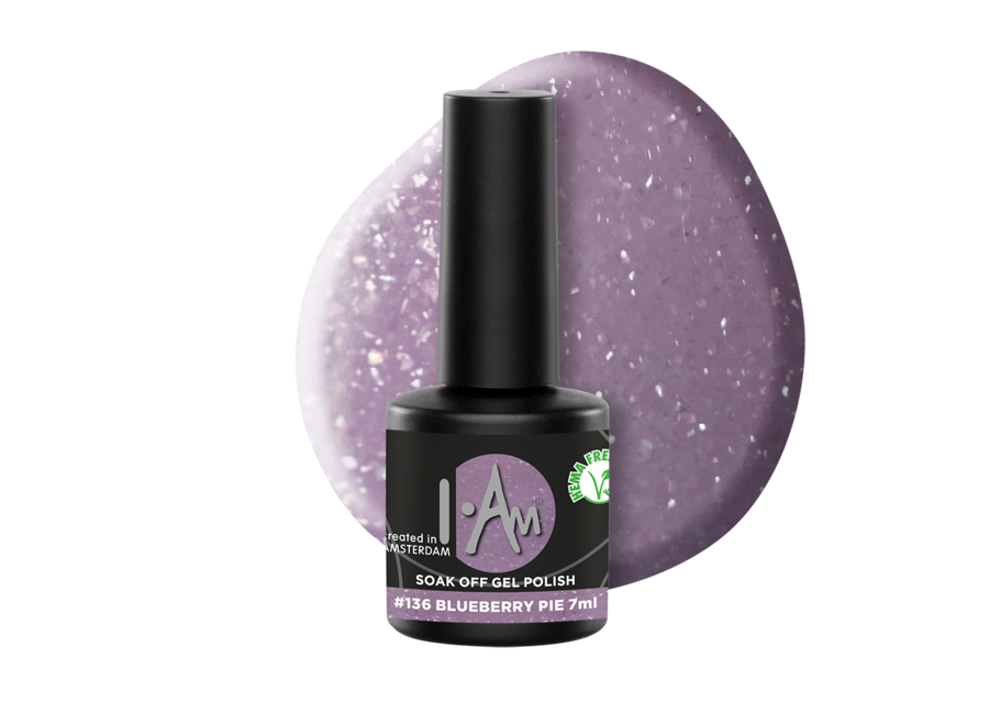 Soak Off Gel Polish #136 Blueberry Pie (7ml)