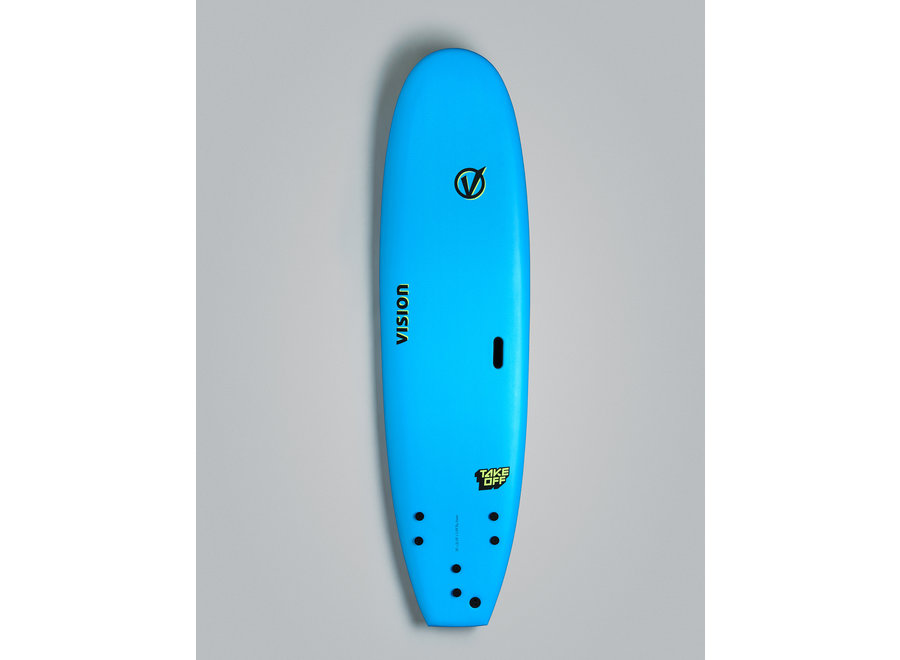 Vision Take Off Surfboard Cyan 6’6