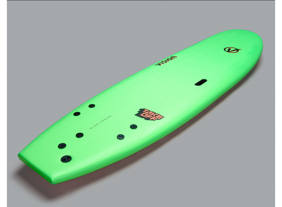 Vision Take Off Surfboard Lime 8’0