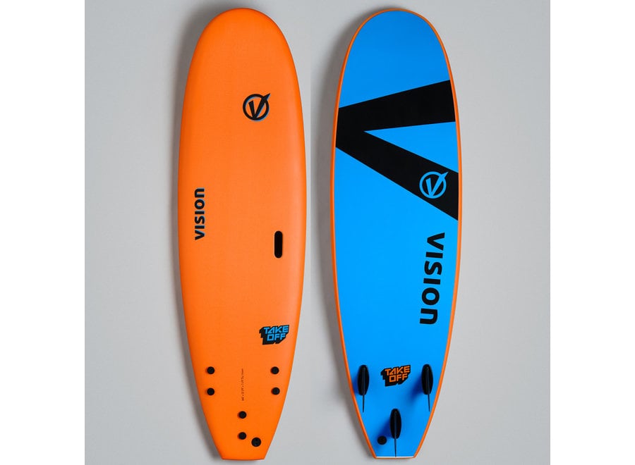 Vision Take Off Surfboard Orange 6’6