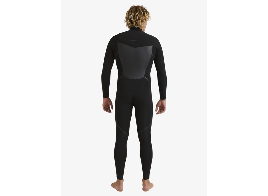 Quiksilver Marathon Sessions Wetsuit 4-3  Chest Zip Black