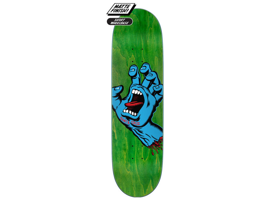 Santa Cruz Screaming Hand Deck 8.8 Green