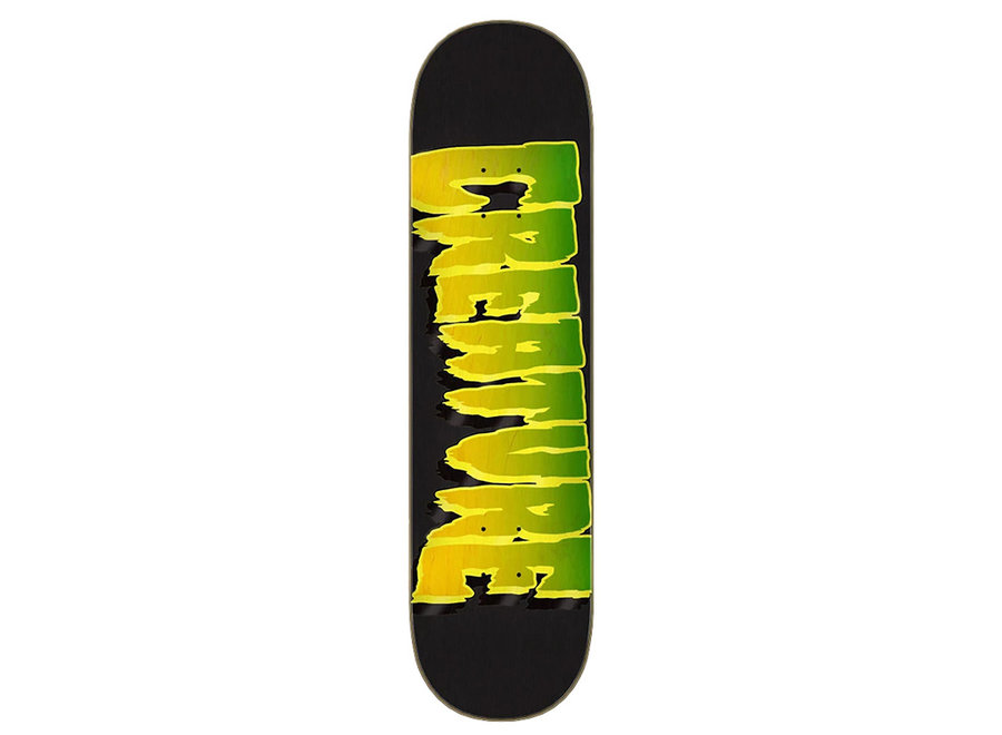 Creature Logo Outline Stumps Deck 8.25 Green Yellow