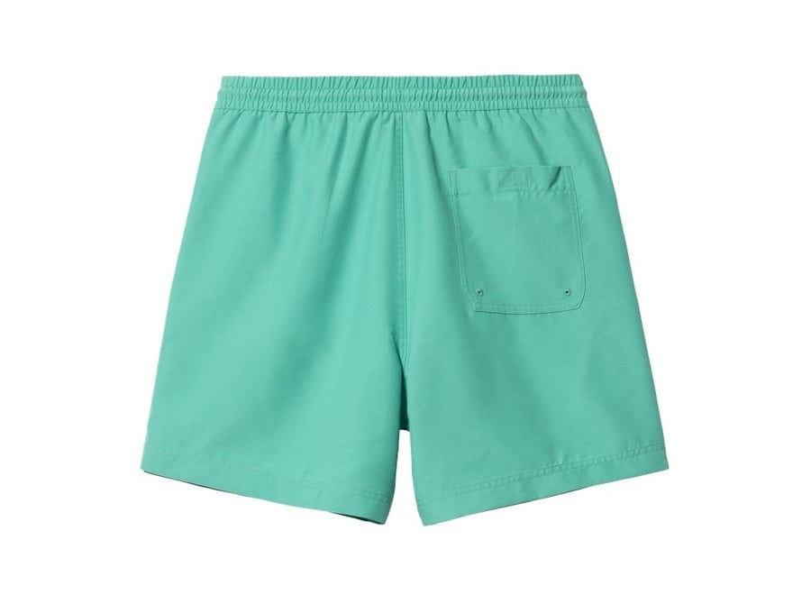 Carhartt WIP Chase Swim Trunks Aqua Green / Gold