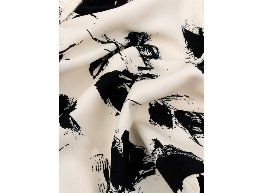 Ydence Short Harlow Black/White Print