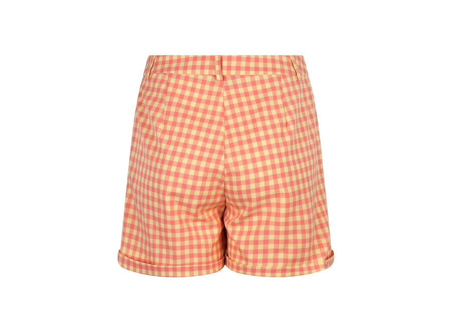 Ydence Vivian Short Pink Check