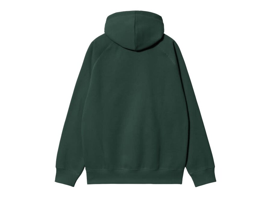 Carhartt WIP Hooded Chase Sweat Discovery Green / Gold